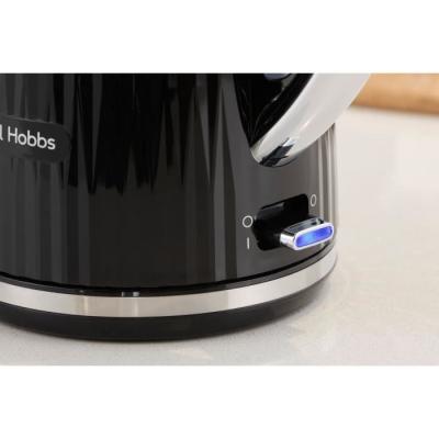 Bouilloire électrique RUSSELL HOBBS EDEN 2400W 1,7L Noir