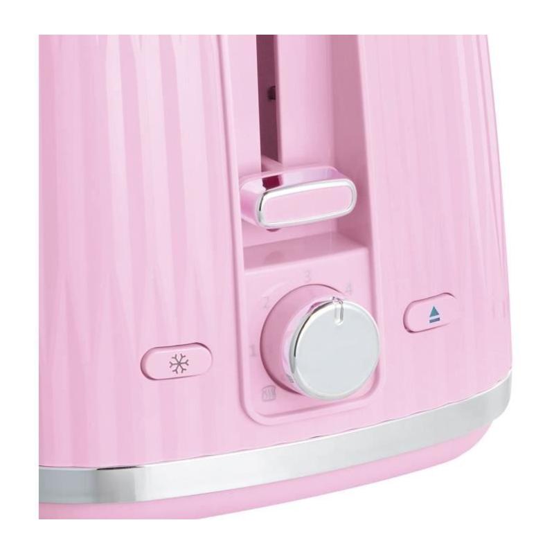Grille-pain Russell Hobbs Eden - 800W - 2 fentes - Framboise