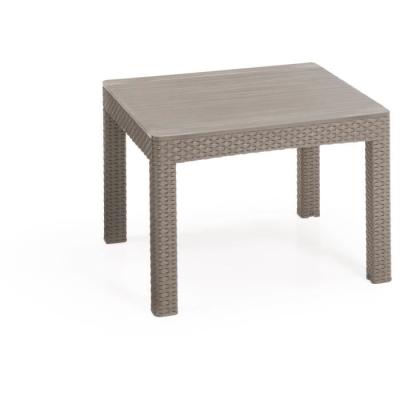 Ensemble de jardin en résine tressée - Allibert by KETER - SanRemo - Cappuccino