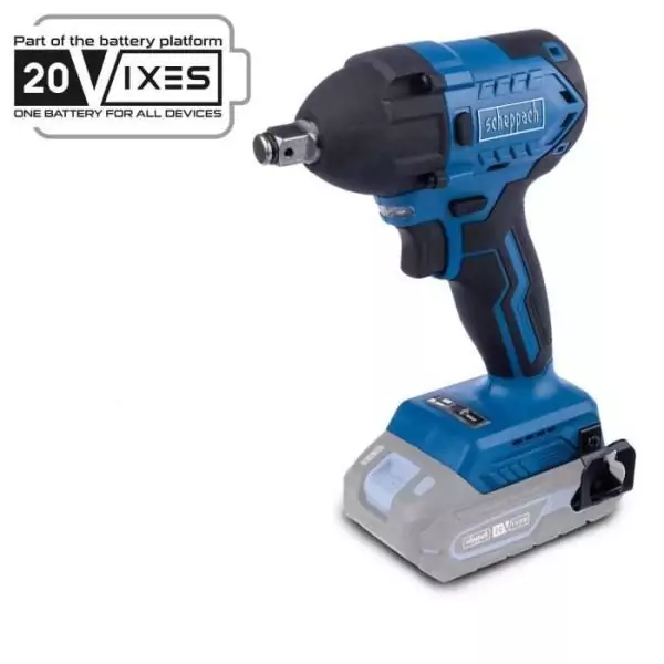 Clé a choc sans fil BC-IW350-X - 1/2 brushless 180Nm/350Nm 3600 bpm + 3 douilles - SCHEPPACH 20V IXES - sans batterie ni charge