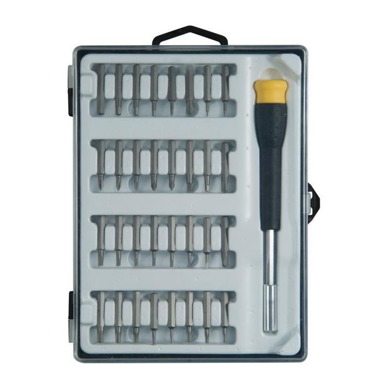Tournevis micro embouts STANLEY - 35 pièces