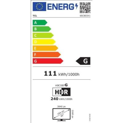 TCL 65C803 - Mini QLED 65 (165 cm) - 144Hz natif - Google TV