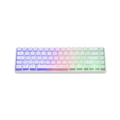 Clavier Gamer sans fil - Rétroéclairage arc-en-ciel - Semi-mécanique