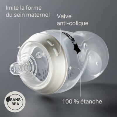 Ensemble Biberon Tommee Tippee Naissance Anti-Colique - Bleu