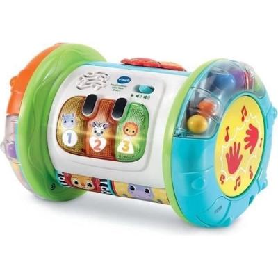 Rouleau d'activités interactif VTECH MAGI ROULEAU TAM-TAM 3 EN 1 - Blanc/Multicolore