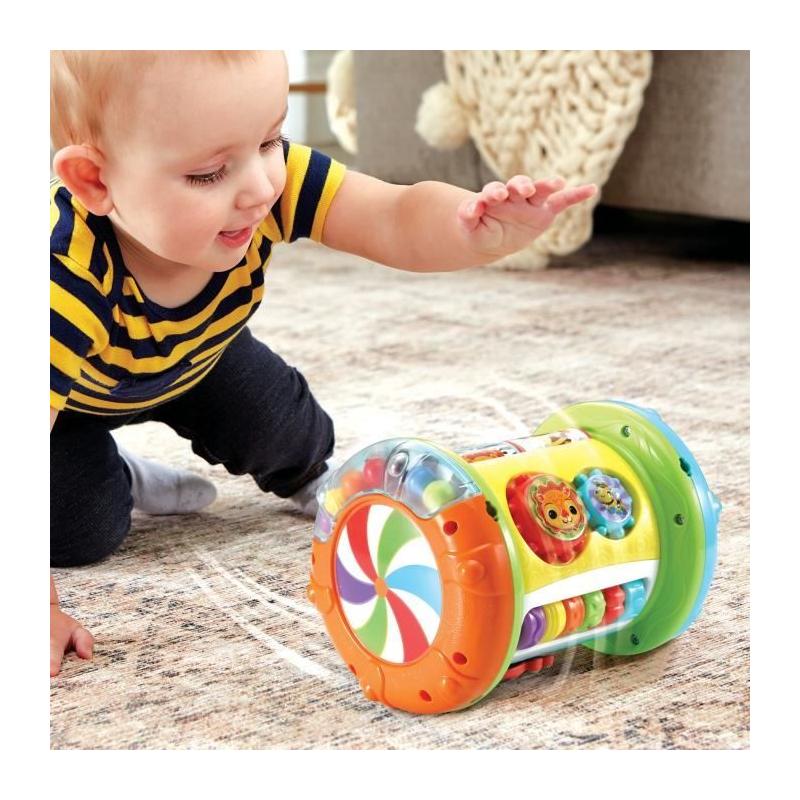 Rouleau d'activités interactif VTECH MAGI ROULEAU TAM-TAM 3 EN 1 - Blanc/Multicolore