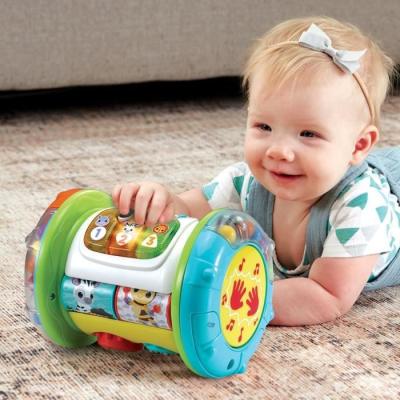 Rouleau d'activités interactif VTECH MAGI ROULEAU TAM-TAM 3 EN 1 - Blanc/Multicolore