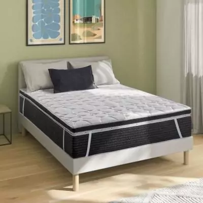 Surmatelas 140x190cm - 7cm - DEKO DREAM Micro: Confort responsable et certifié Oeko-Tex Surmatelas 140x190cm - 7cm - DEKO DREAM Micro: Confort responsable et certifié Oeko-Tex