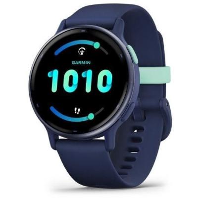 Montre GPS connectée GARMIN Vivoactive 5 - Bleu métalisé - Sportifs, restez connectés!