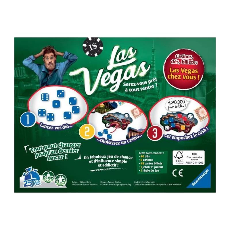 Jeu d'ambiance Ravensburger Las Vegas - Plus responsable et certifié FSC