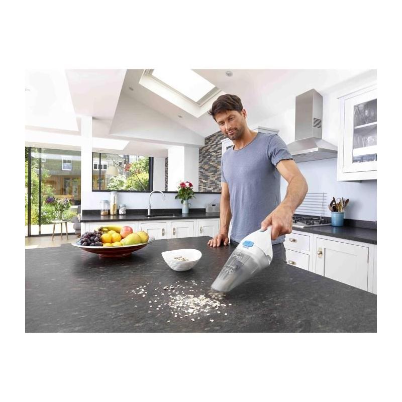 Aspirateur à main sans fil BLACK+DECKER NVC115JL-QW - Puissant et Compact