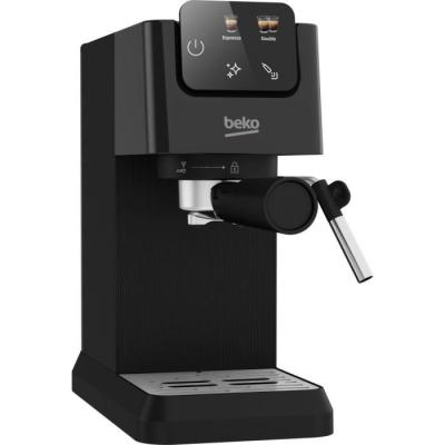 Machine expresso manuelle BEKO - Noir - Puissante et compacte - 1,1 L - 1628 W