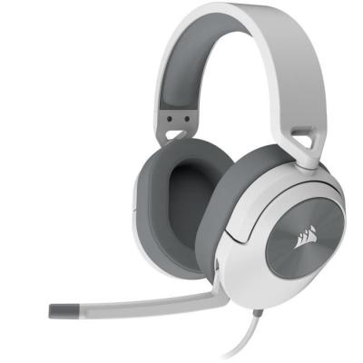 Casque Gaming CORSAIR HS55 STEREO Blanc - Son Stéréo Immersif