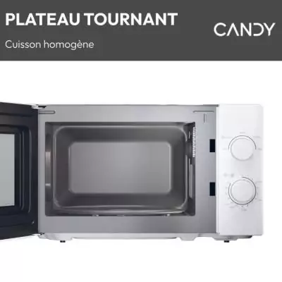 Four à micro-ondes Candy Idea 20L - 700W - Blanc Four à micro-ondes Candy Idea 20L - 700W - Blanc