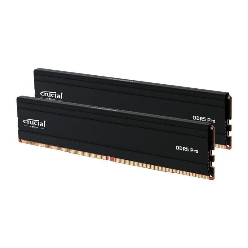 Kit RAM DDR5 PRO Crucial 128GB 5600 MT/s - Performances ultimes