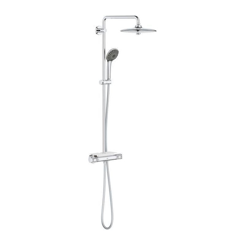 Colonne de douche GROHE Vitalio Joy 260, mitigeur thermostatique chromé