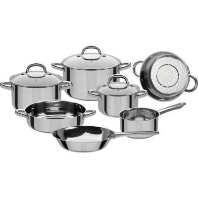 Batterie de cuisine GSW 10 pcs - Induction - Inox