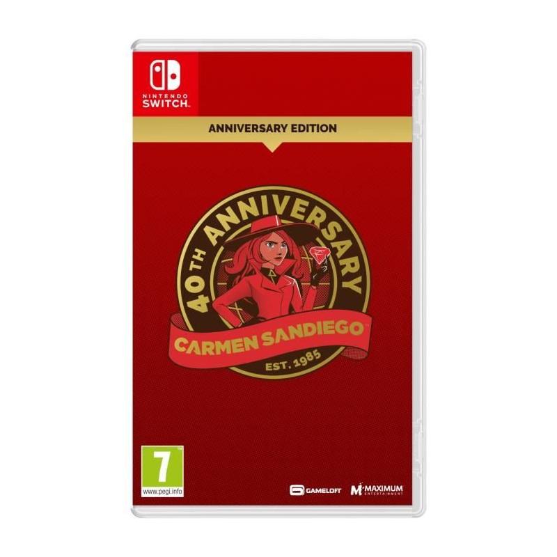 Édition 40e anniversaire de Carmen Sandiego sur Nintendo Switch