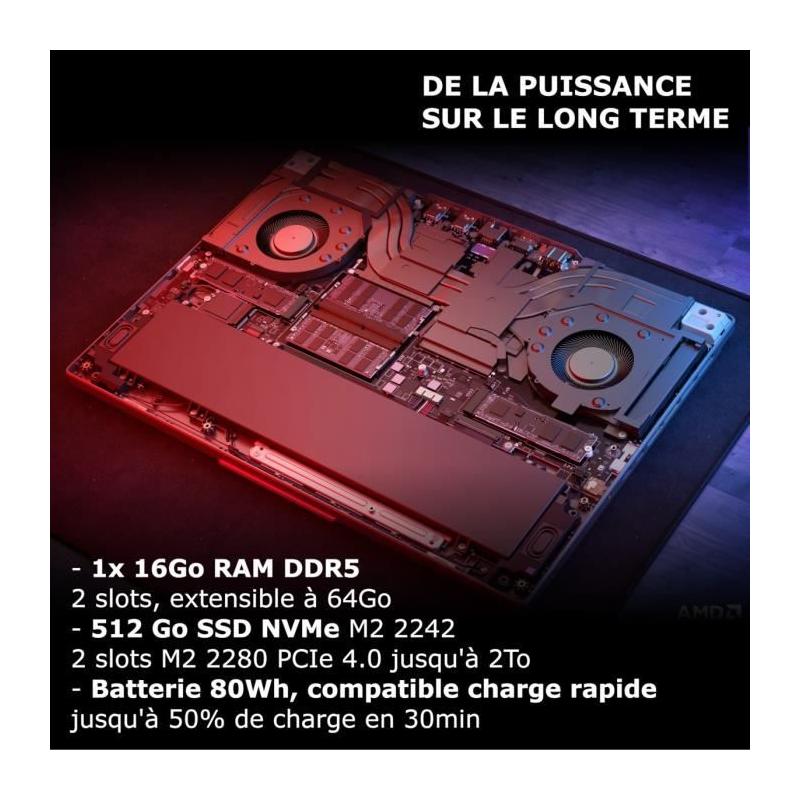 Ordinateur portable LENOVO Legion 16' QHD+ - Performances exceptionnelles