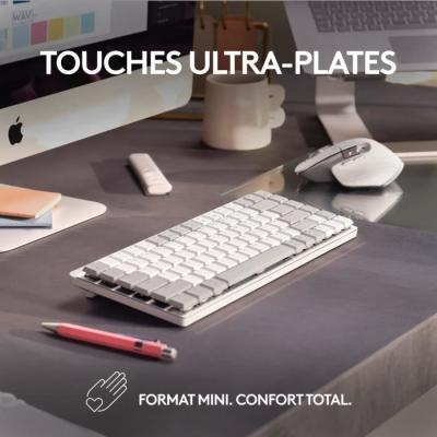 Clavier Logitech MX Mini Mac Sans Fil - Gris Pale