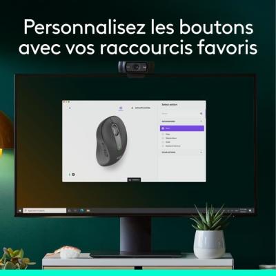 Souris Logitech M650 sans fil - Silencieuse et Graphite