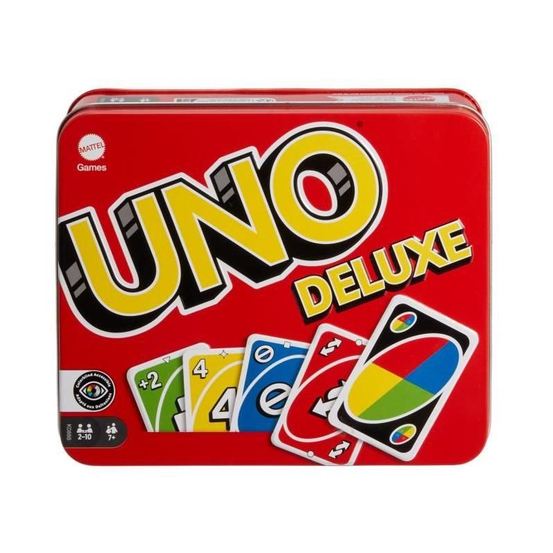 Jeu de Cartes Uno Deluxe - Amusement garanti pour toute la famille