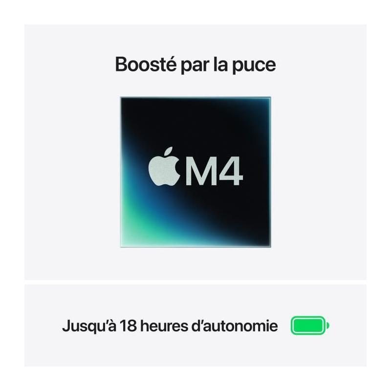 Apple MacBook Air M4 (2025) - Performances ultimes avec RAM 24Go, Stockage 512Go