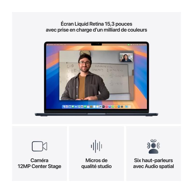 Apple MacBook Air M4 (2025) - Performances ultimes avec RAM 24Go, Stockage 512Go
