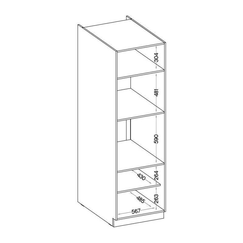 Colonne four micro-ondes MODENA - Design élégant 