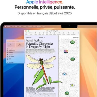 Apple MacBook Air M4 (2025) 13,6" - 16Go RAM - 256Go Stockage - CPU 10 coeurs - GPU 8 coeurs