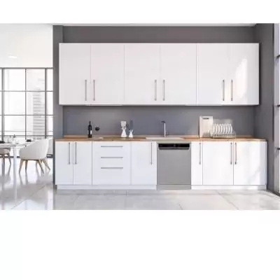 Lave-vaisselle OCEANIC OCEALV1247S - 12 couverts - 47 dB silver