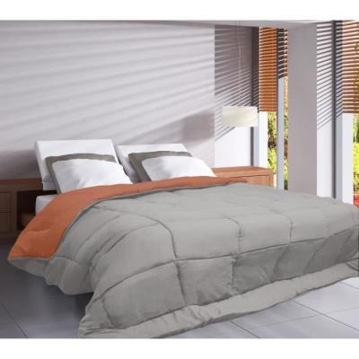 Couette chaude Microfibre 400g/m² Galet & Gingembre 200x200cm