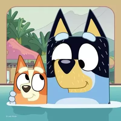 Puzzle 3x49 pièces Les aventures de Bluey - Ludique et éducatif