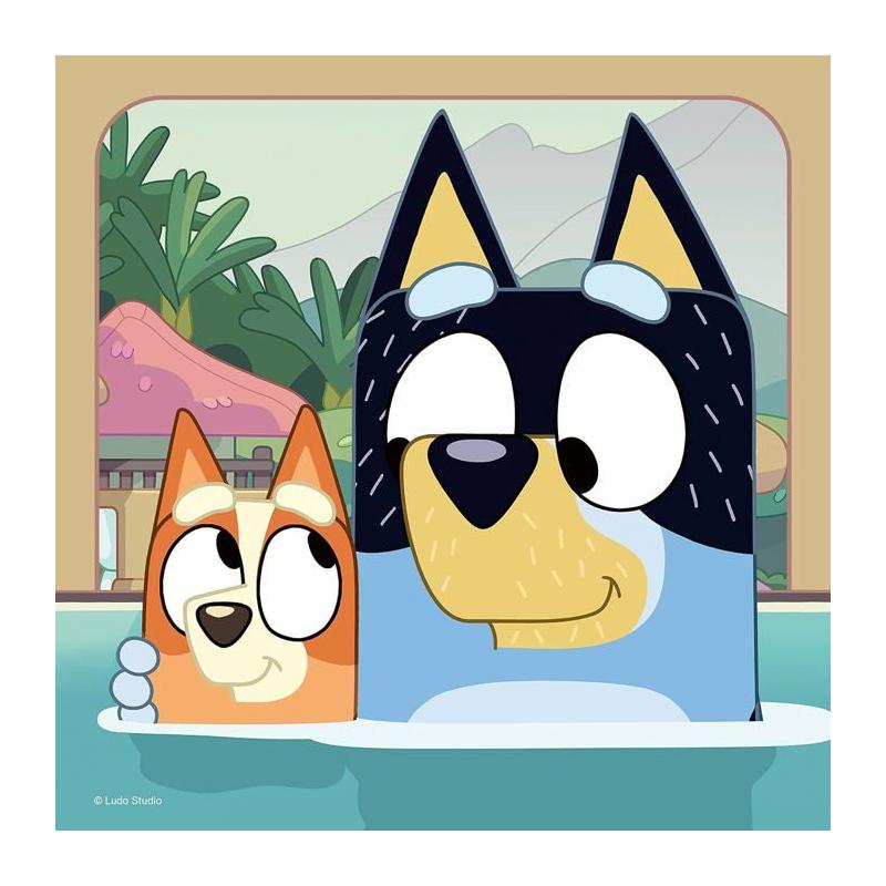 Puzzle 3x49 pièces Les aventures de Bluey - Ludique et éducatif