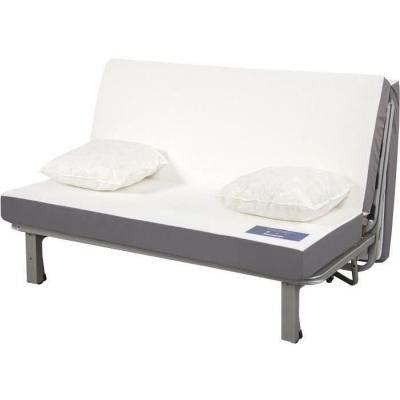 Banquette BZ 2 places Noir - Confortable et pratique