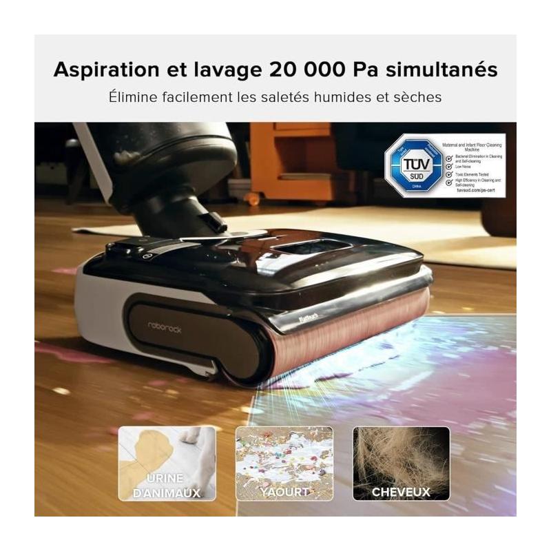 Aspirateur Laveur ROBOROCK F25 20K Pa Tout-en-Un - Séchage Rapide à 90°C