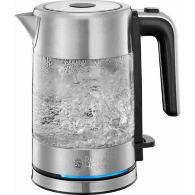 Bouilloire en Verre Russell Hobbs Compact Home - 0.8L - 2200W - Économie d'énergie