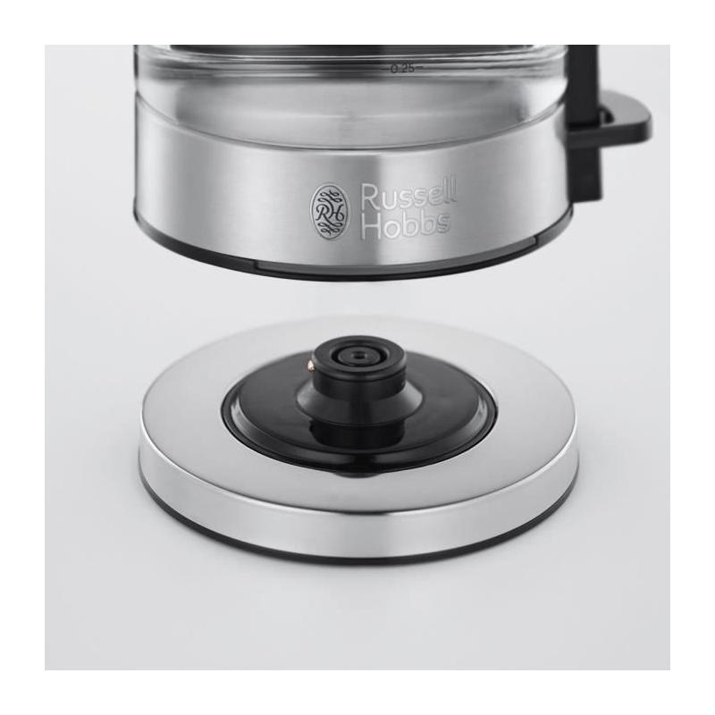 Bouilloire en Verre Russell Hobbs Compact Home - 0.8L - 2200W - Économie d'énergie