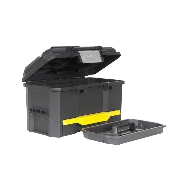 Boîte à outils Touch Latch en plastique STANLEY - Pratique et robuste