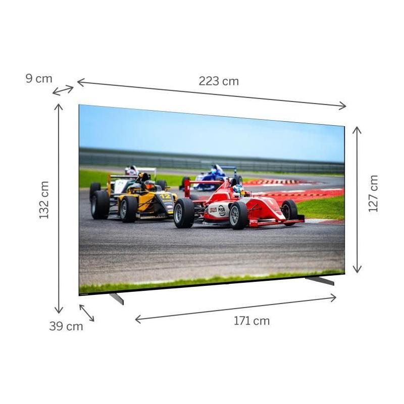 TV QLED Thomson Pro 100QG7S14 253 cm 4K UHD 2024 - Haute qualité d'image et design élégant