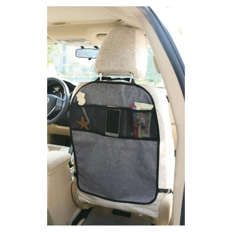 Protection de Siège Voiture TINEO - Filet de Rangement Universel - 61x45cm