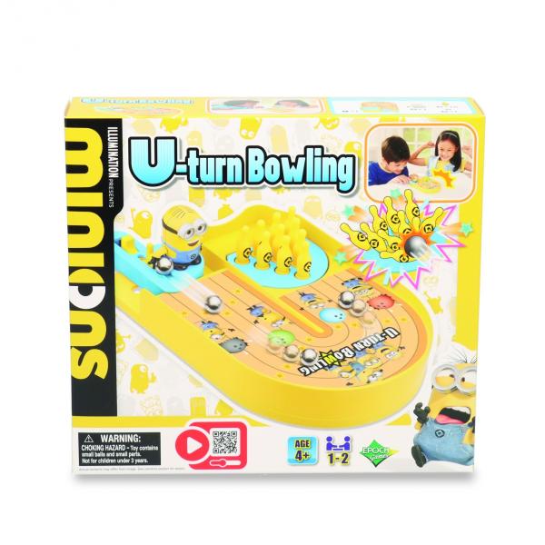 Jeu de Bowling - EPOCH GAMES - Minions U-turn Bowling - Réalise un Strike avec les Minions !