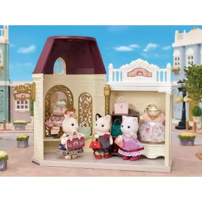 Sylvanian Families La valisette de mode et grande sœur Chat persan