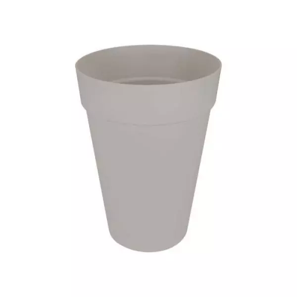 ELHO Pot de fleurs rond Loft Urban Haut 42 - Gris - Ø 42 x H 56 cm - Extérieur