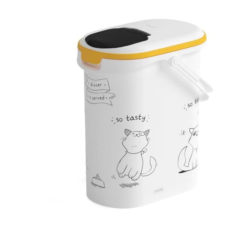 Boîte de rangement chat 4 kg - 10L : le repas servi