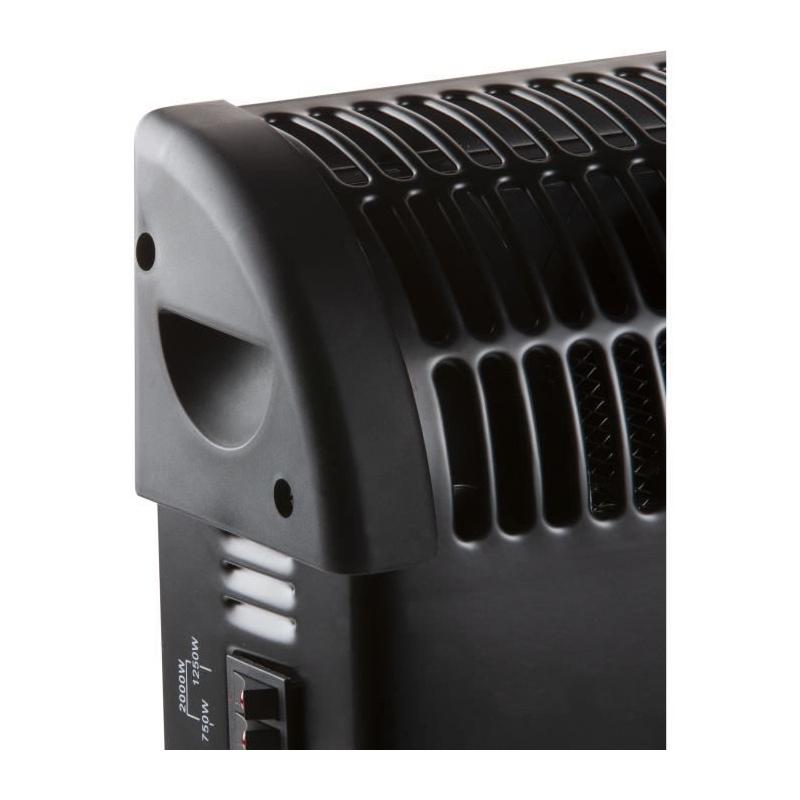 Radiateur électrique turbo DOMO DO7350CH - Noir - 2000 W
