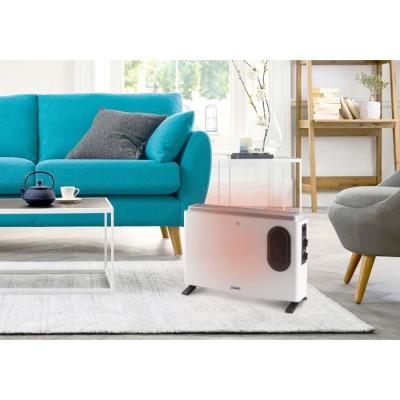 Chauffage Convecteur DOMO + Radiateur Mobile 2000W Blanc