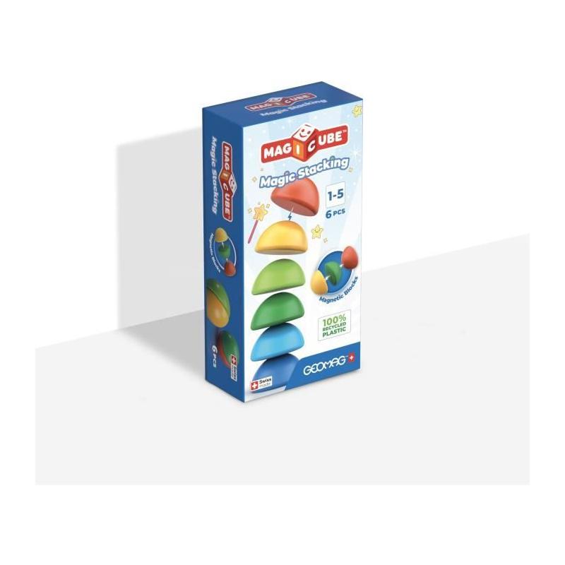 Jeu de construction magnétique - GEOMAG Magicube 060 - 6 pièces recyclées