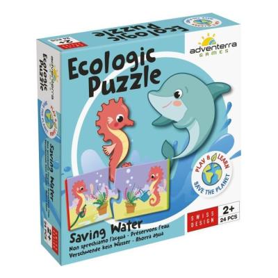 Jeux éducatifs GEOMAG Ecologic Puzzle Saving Water - Mini-puzzles éducatifs - Préservation de l'eau
