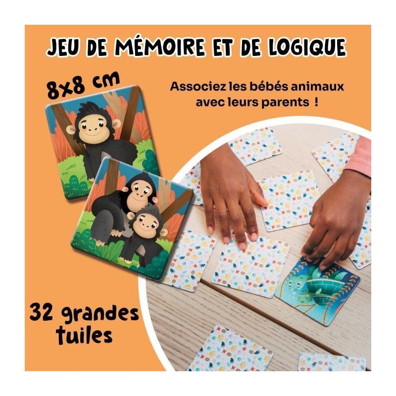 Jeux éducatifs - GEOMAG - Ecologic Memo Animaux en voie de disparition